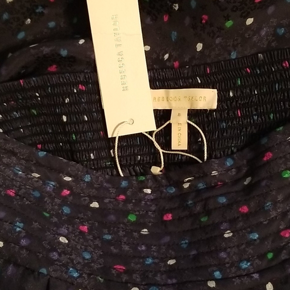 Rebecca Taylor | Speckle polka dot silk pants - Picture 4 of 5